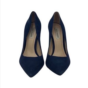 Nine West Navy Blue Suede Pumps